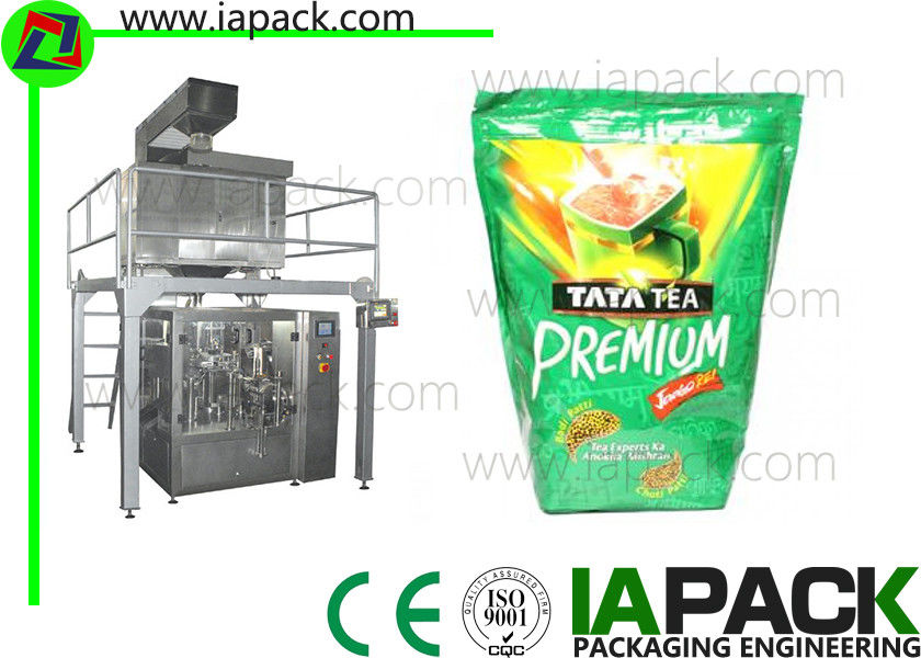 Machine à emballer de poche Premade de sachet à thé 500g comprenant l'échelle linéaire