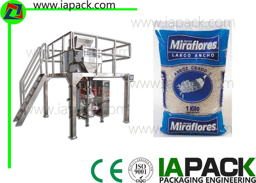 Electronic Weigher Granule Filling Machine Customized With Linear Scale