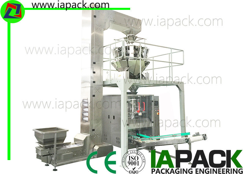 Vertical Packaging Machine with 10 head dimpled multi-head weigher