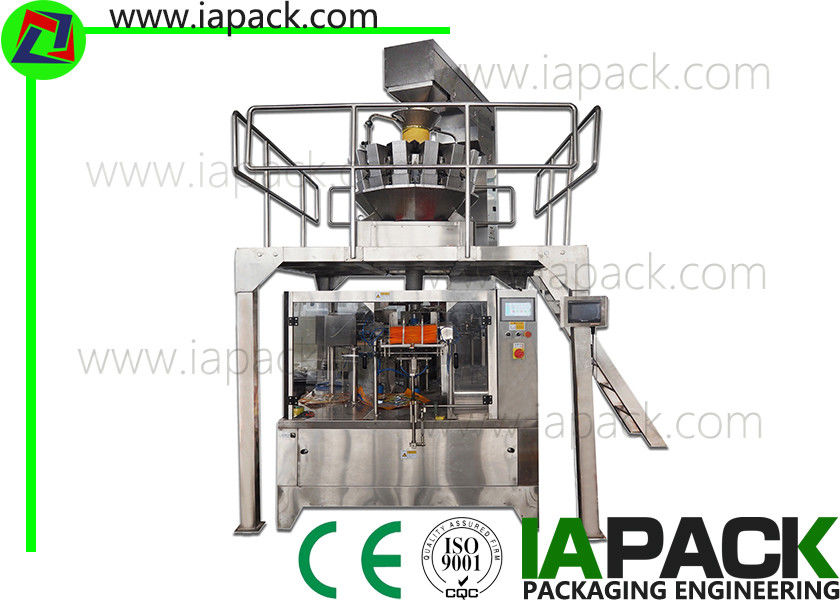 multihead weighing machine premade pouch packing machine