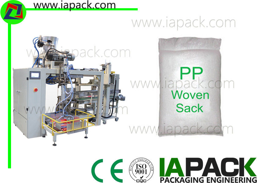 wheat automatic weighing and bagging machine poly woven bag